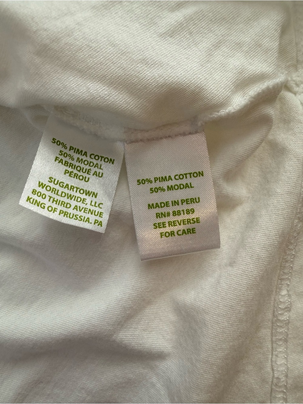 Lilly Pulitzer Pima Cotton Modal Women's White Racerback Tank Top Size L - Picture 4 of 6